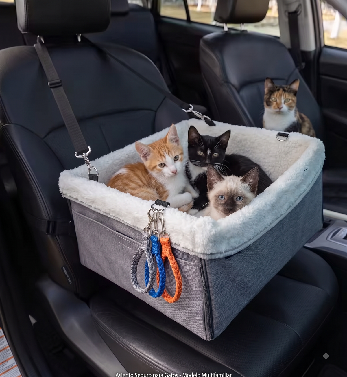 Asiento de Carro para Mascotas Premium