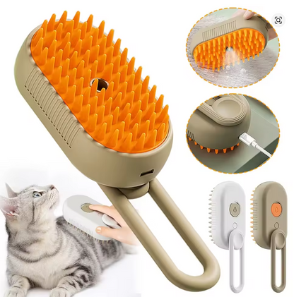 Cepillo de Vapor 3 en 1 para mascotas