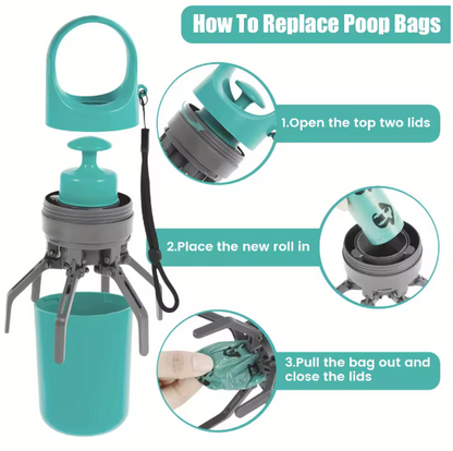 Recogedor Portátil Excrementos de Mascotas