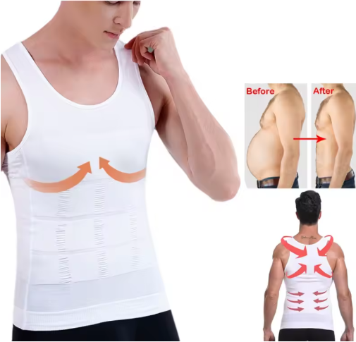 Camiseta Reductora Hombre Faja