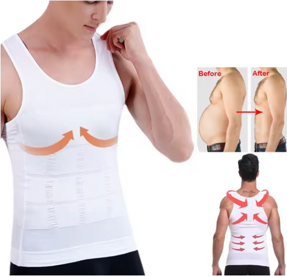 Camiseta Reductora Hombre Faja