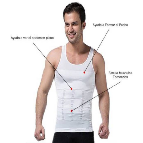 Camiseta Reductora Hombre Faja