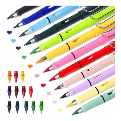 Lapiz Infinito de 12 Colores para Niños